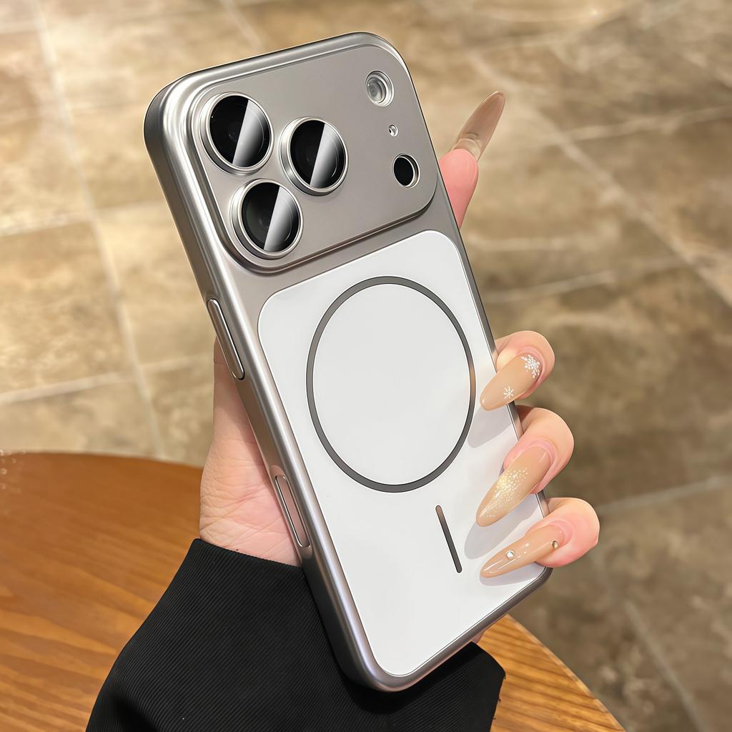 Applicable To Second Change iphone18Pro Mobile Phone Case Electroplating Magnetic Suction Apple 16pro Ultra-thin Pc Hard Case Protective Case