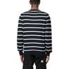 Polo Ralph Lauren Ss23 Gestreiftes Kleinlogo Bedrucktes Rundhals-Sweatshirt Herren Sweatshirt Schwarz 710899202-001