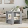 Coffee Table Sonoma Grey 51 x 50 x 50 cm Engineered Wood