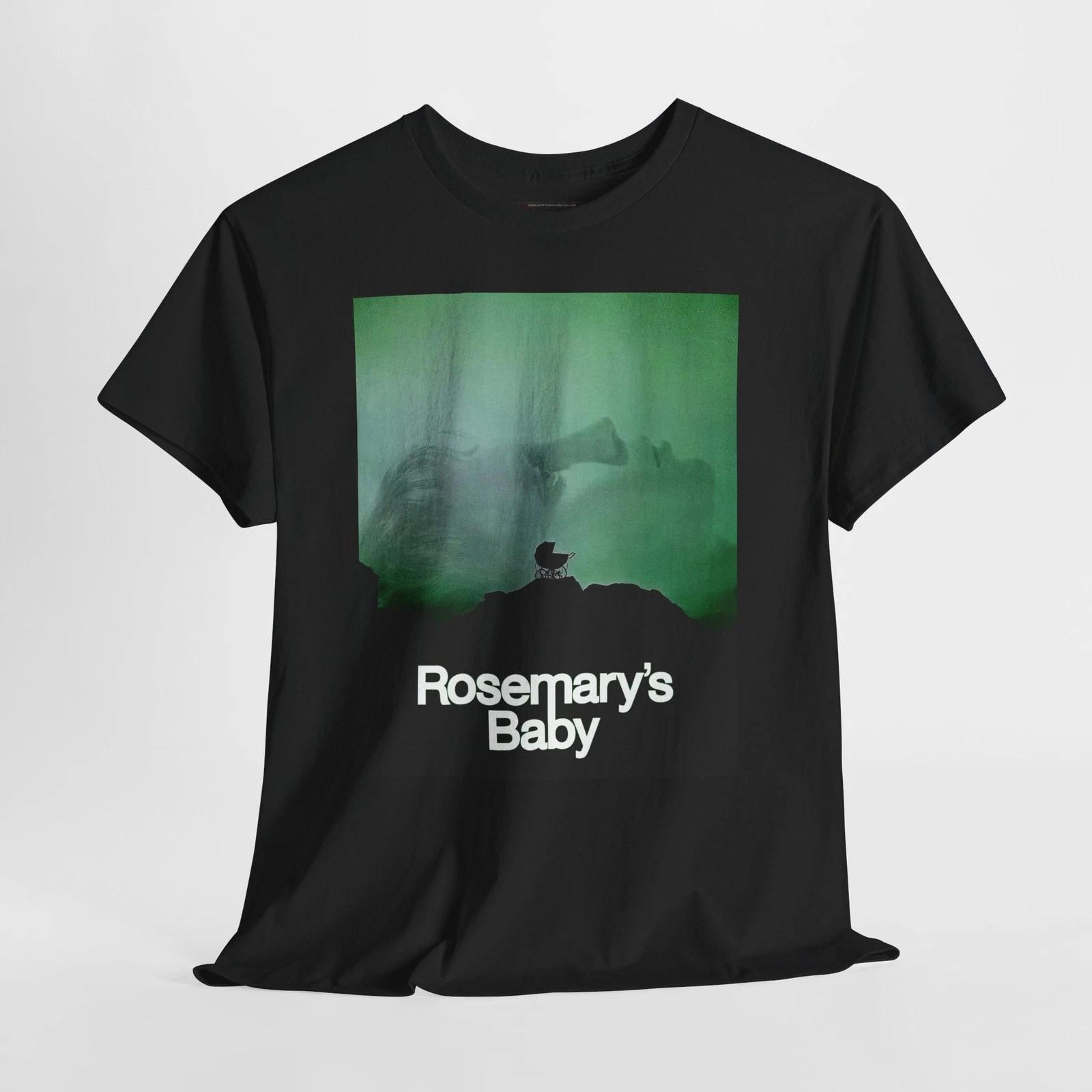 Rosemary s Baby 1968 Retro Movie Poster Horror Unisex Graphic T-Shirt L