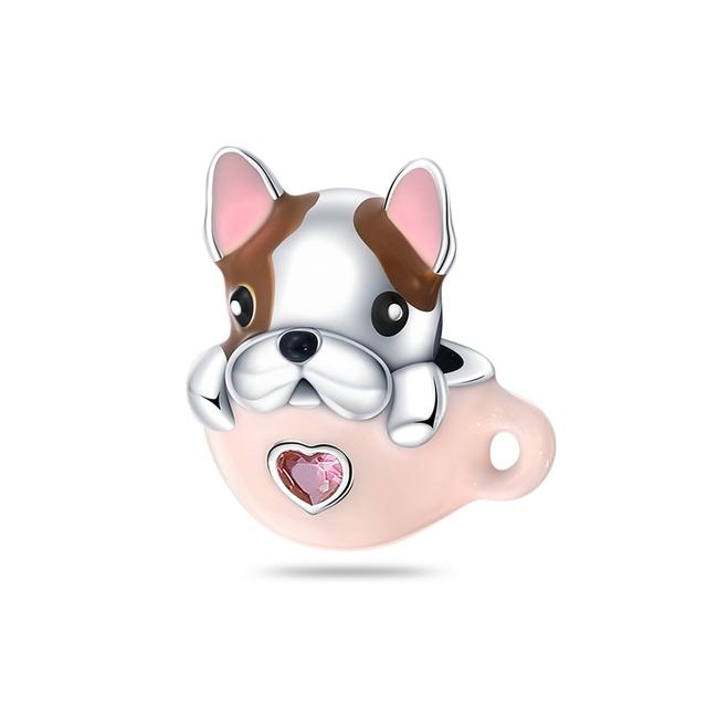 925 Sterling Silver Pizza Trunk Náhlavní souprava Přívěsek Náramek Korálkový Fit Náhrdelník Pro ženy Dárek Jemné šperky