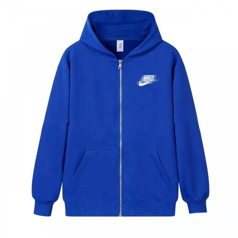 Embroidered Hooded Sweatshirt Loose Fit Couple Streetwear Teens