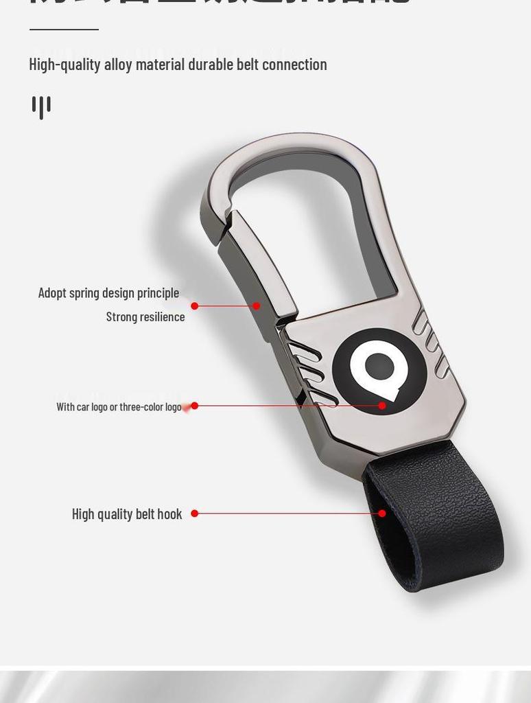 Stylish Great Wall Cannon Key Cover: Customized Car Key Bag with Buckle for Remote Shell Personalization.