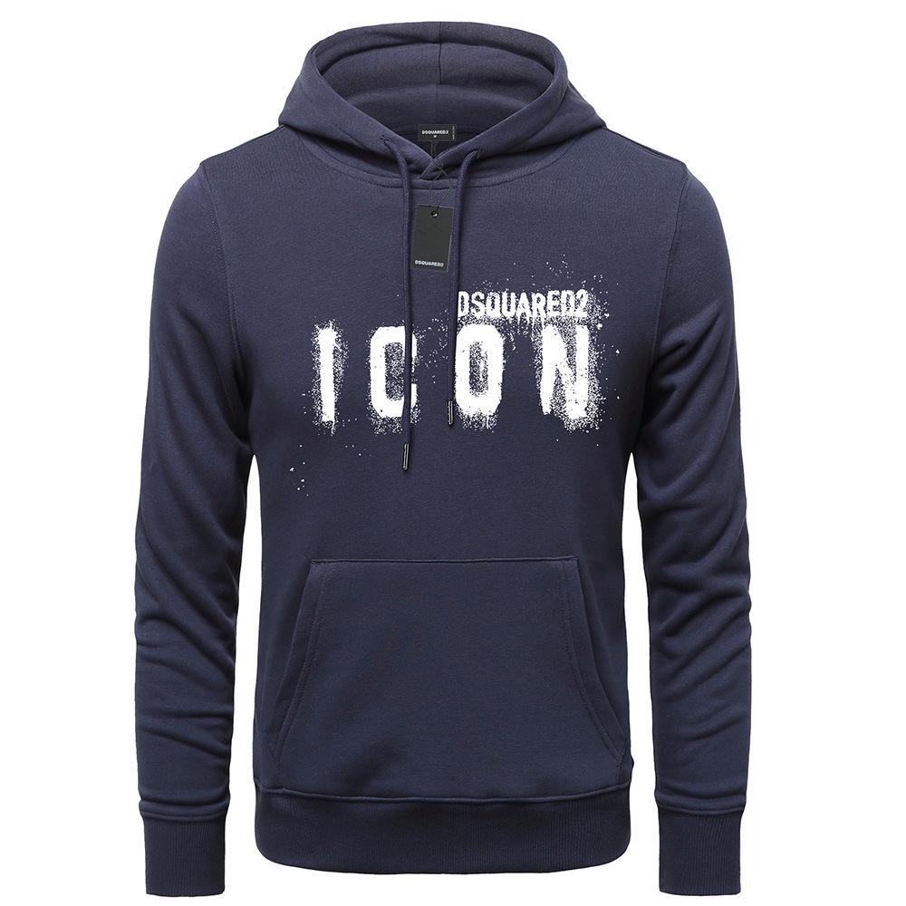 Unisex Pure Cotton Hooded Sweatshirt - Trendy American Style, 330g Men's & Couples' Autumn Jacket