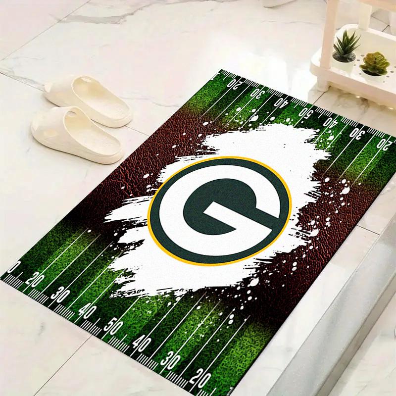 Green Bay Packers Carpet Rug for Living Room Bedroom Home Sofa Decoration,Kids Play Non-slip Floor Mat