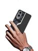 Compatible with Samsung S25 Edge: Electroplated Plain Leather Supercar Phone Case.