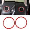 Red Carbon Fiber Side Vent Trim Frame For Mitsubishi ECLIPSE 2006-2011