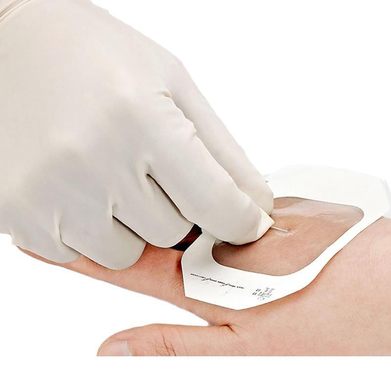 10 stk Gjennomsiktig Filmforbinding Vanntett Sårplaster Selvklebende Plaster Etter Infusjon Innboende Nål Fikseringspasta