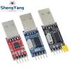 TZT 3pcs/lot =1PCS PL2303HX+1PCS CP2102+1PCS CH340G USB TO TTL for arduino PL2303 CP2102 5PIN USB to UART TTL Module