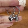 Xiaomi BF CLUB 925 Sterling Silver Earrings For Women Trendy Simple Heart Tassel Earring Jewelry Prevent Allergy Party Accessories
