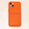 Lychee Pattern Is Suitable for Apple 17promax Mobile Phone Case Card Bag Iphone15 Simple 12 Plain Leather All-inclusive Protective Case.
