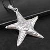 Chunky Pentagram Necklace Jewelry Gift for Women Mens Exaggerate Y2K Star Charm Necklace Clavicle Chain Jewelry Gift