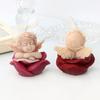 Rose Sleeping Angel Silicone Mold Melt Aromatherapy Making Cupcake Chocolate Handicraft Making Mould Supplies