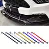 2 Pcs of Car Front Lip Support Rod, Metal Front Shovel, Rear Bumper Modification Accessories, Adjustable Without Drilling Holes