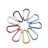 No. 4 D-Type Aluminum Alloy Carabiner with Quick Release for Water Bottles and Outdoor Gear.