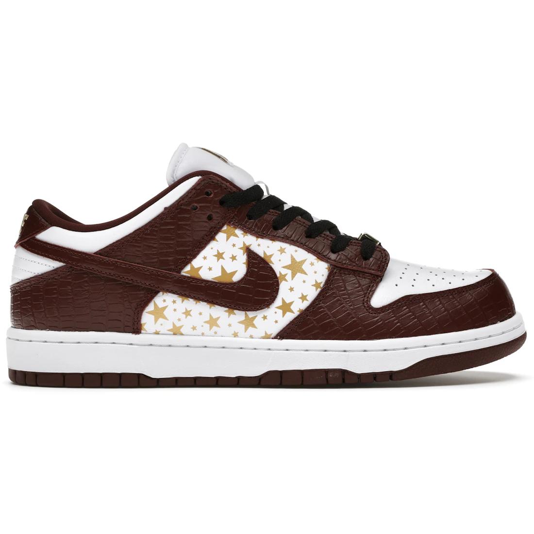 

Кроссовки Nike SB Dunk Low Supreme Stars Barkroot Brown (2021)(ДХ3228-103) 41