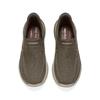 Skechers Casual Canvas Breathable Low-Top Lifestyle Shoes Men sneakers Brown 205490-BRN