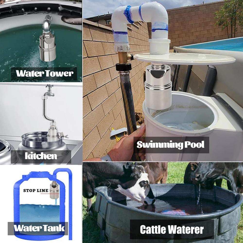 Automatic Water Level Control Valve Auto Shut Off Ball Mini Float Valve