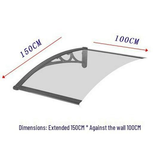 Aluminum Alloy Waterproof Awning Sunshade for Terrace and Balcony