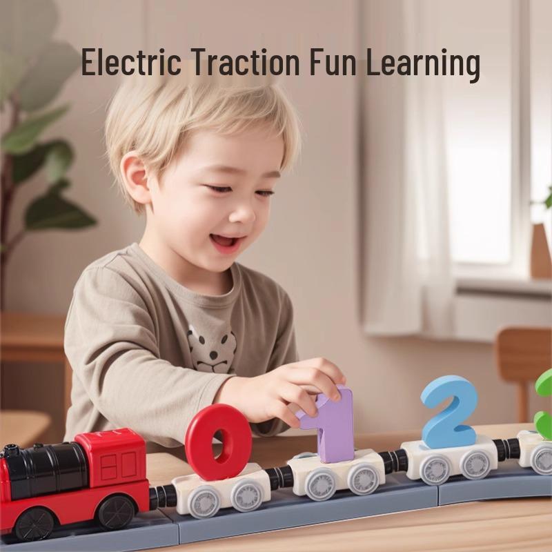 Magnetic Train Toy Blocks - Educational Assembly for Children Ages 1 to 6