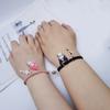1 Pair Sanrio Accessories Bracelet Kuromi Melody Magnetic Small Rubber Band Couple Girlfriend Cartoon Aluminum Alloy Girl Gift