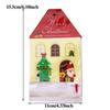 50Pcs Cute Christmas Cellophane Treat Bags Small Clear Gift Candy Cookie Goodies Bag for Holiday Party Favors