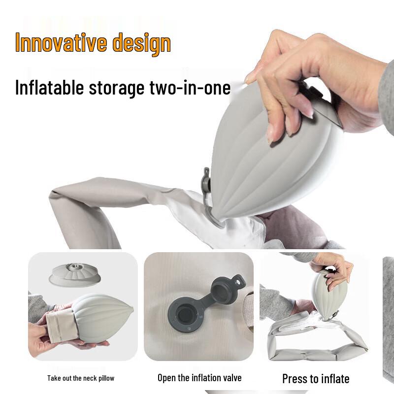 

Hezheng Inflatable Travel Neck Pillow