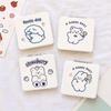 Cartoon Dog Cosmetic Mirror Little Bear Compact Pocket Mirror Folding Makeup Mirror  Girls Ladies