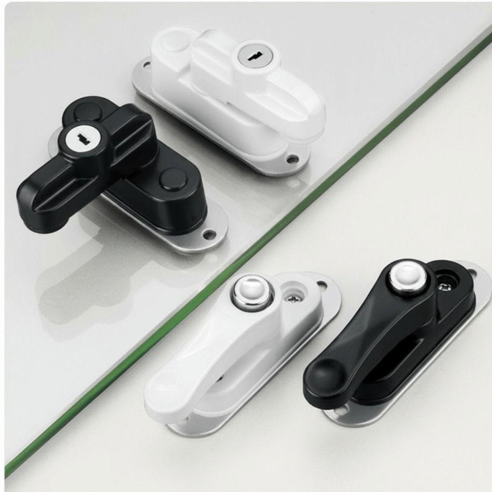 With Key Security Restrictor Lock Zinc Alloy Safety Locks Lock Buckle T-Lock  Home Security