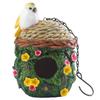 Garden Decoration Parrot Outdoor Bird House Warm Bird Nest Hanging Resin Ornaments