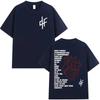 2026 Rapper PNL Le Monde Chico Album Grafik T-Shirt Unisex Damenmode Hip Hop Kurzarm T-Shirts Baumwolle Lässiges T-Shirt