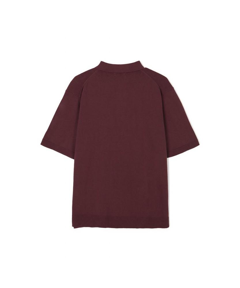NOTIG Texture Thierry Knit Wine_Ols1Swts101Wn
