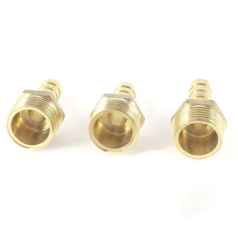 PT Latón 1//4 Pulgadas Rosca Macho 6.5mm Gas Manguera de acoplamiento de la manguera de aire