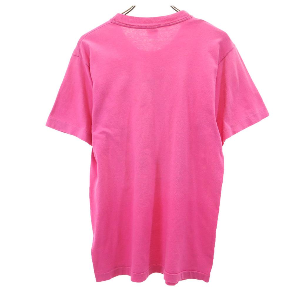 FRUIT OF THE LOOM 90s Old USA Made Short Sleeve Single Stitch Message T-shirt Men's Used