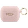Guess Silicone Glitter Ring Case for AirPods Pro 3 Pink