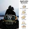 1pc American Route 66 Soft Flannel All Season Throw for Home, Office, Outdoor UseDurable Comfort Soft Warm Throw for Home