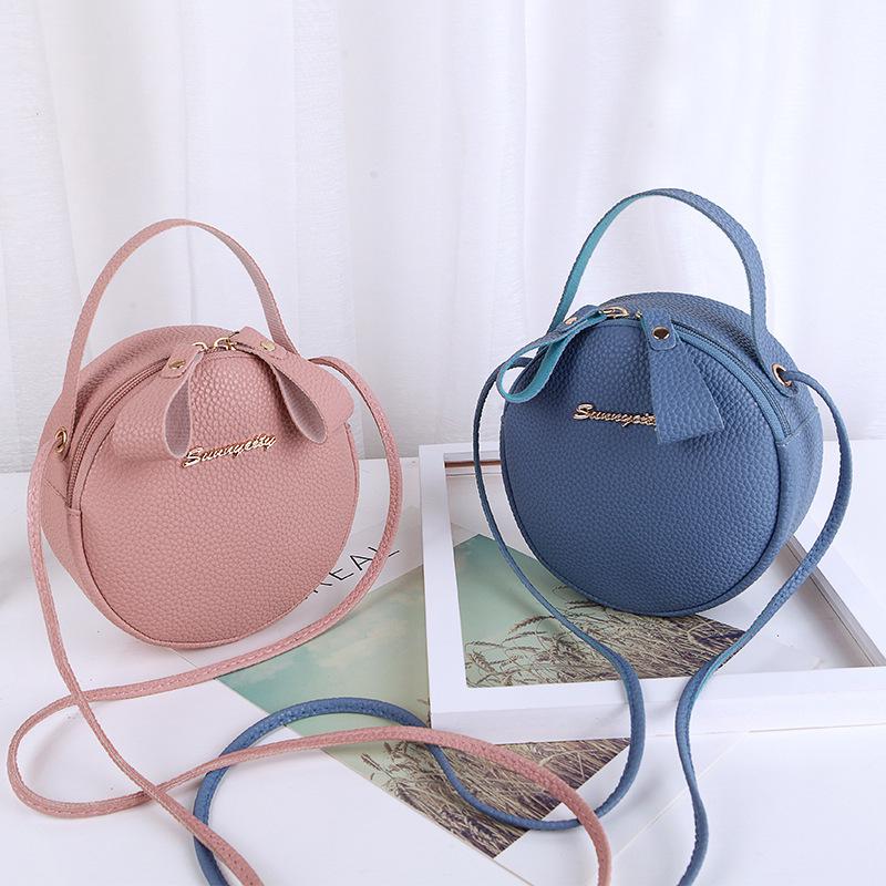 Bolso Bandolera Redondo Lindo para Mujer de Primavera y Neceser