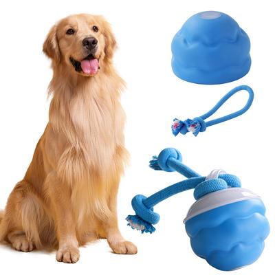 Interactive Dog Toys Ball Electric Rolling Ball USB Rechargeable Automatic Bouncing Ball Pet Exercise Toy for Small Medium Dogs