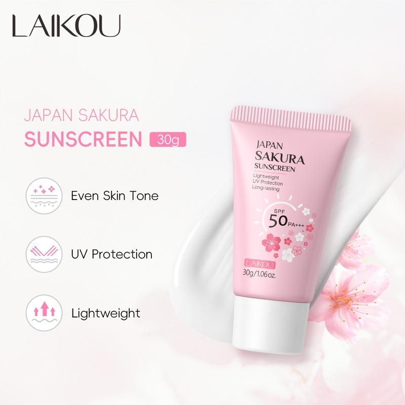 Nawilżający Krem z Filtrem SPF 50 – Rozmiar Podróżny Lekki JAPOŃSKA SAKURA Krem Ochronny do Twarzy i Ciała Baza Pod Makijaż, Nawilżający Krem Izolujący Beztłuszczowy