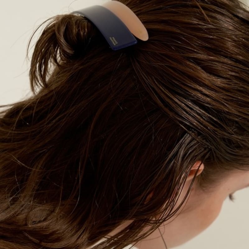 

LOVE ME MONSTER [HA_2 SET] Navy & Salmon Hair Pin MULTI