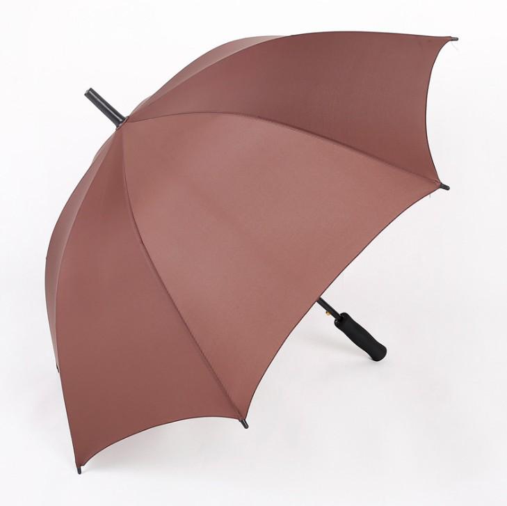 Manufacturer's simple umbrella, 8-bone plain color high-end straight umbrella, gift umbrella printing LOGO
