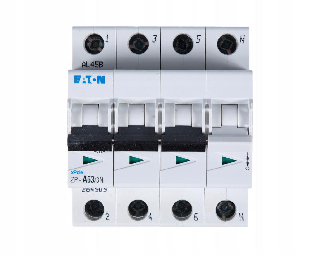 Eaton Switch 63a 4 Poles ZP-A63/3N 284909
