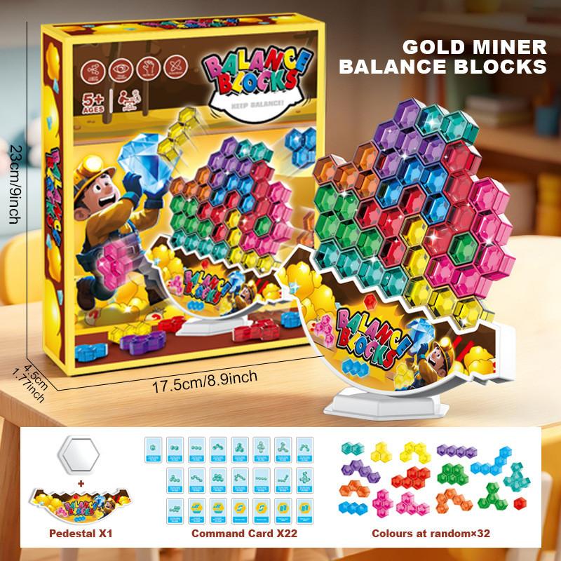 Diamond Miner Balance Stacking Blocks With Interactive Fun For Kids And Family Play