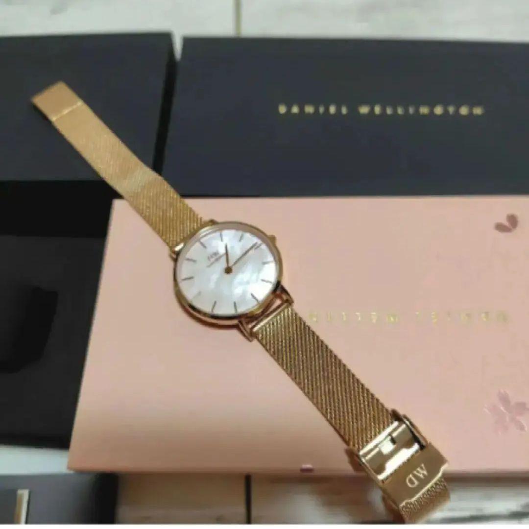 Used New Battery Replacement Daniel Wellington Watch PETITEMEL ROSEPEARL Pink