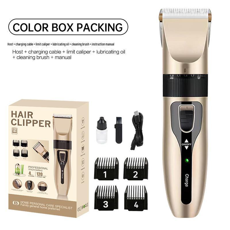 

Versatile Electric Hair & Pet Clipper Set for Personal Use Standard Configuration