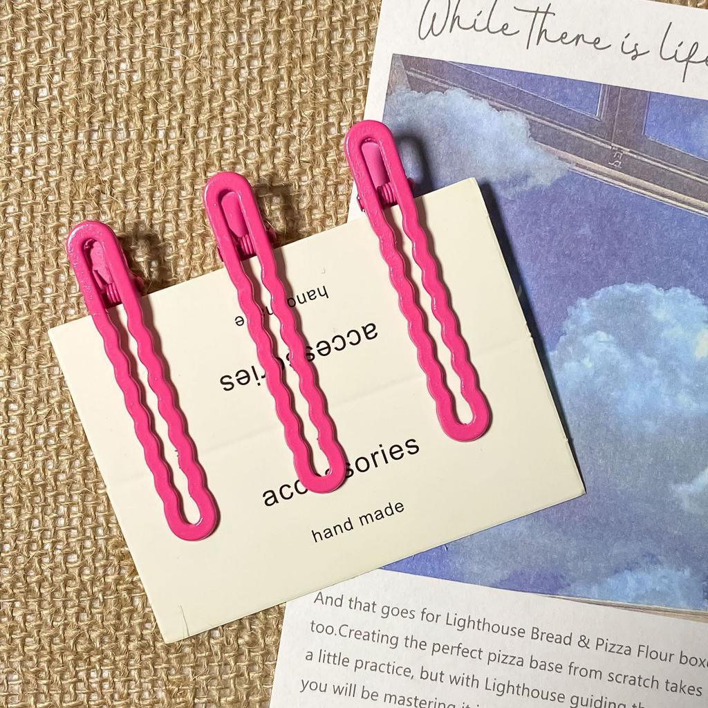 3 Pcs/ Set Geometric Bangs Clips Korean Fashion Hairpins Side Hairgrips Women Girls Hair Accessories Hair Jewelry