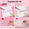 Art Gel Pen Set Highlighter Transparent Body Multicolored Painting with Glitter Sparkling Effect Smooth Metal Tip Ink for Note Marking Coloring