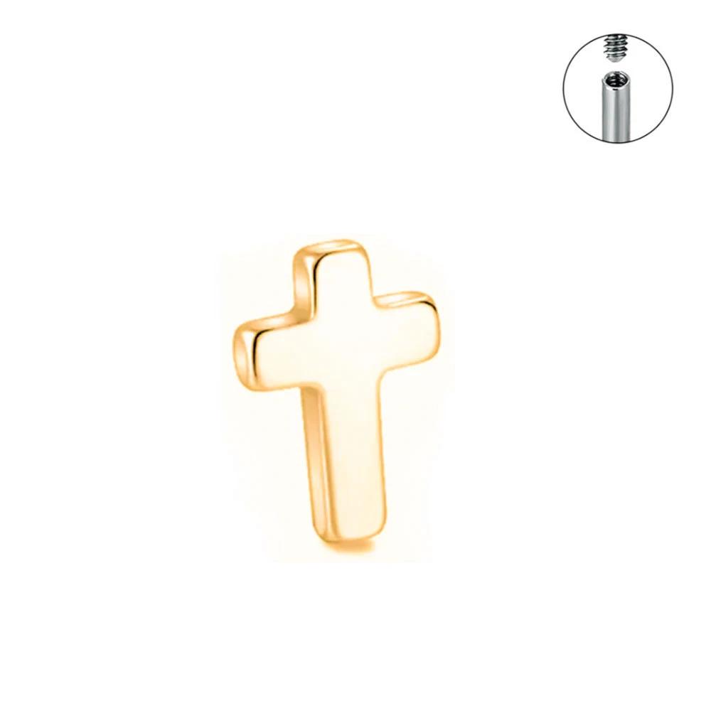 10Pz F136 Titanio Stella Luna Micro Anchoria Dermica Piercing Top Skin Diver Superficiale Labret Lingua Sopracciglio Piercing Gioielli per il Corpo