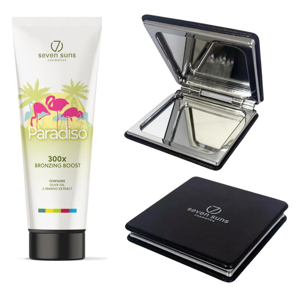 7suns Paradiso Bronzer 250ml + Free Double Mirror