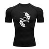 Men's Quick Dry Compression Workout T-Shirt, Steampunk Clock